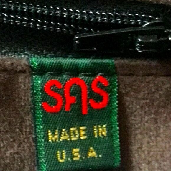 SAS MADE IN U.S.A CLASSIC VINTAGE LEATHER BROWN WOMEN BAG - Picture 3 of 10